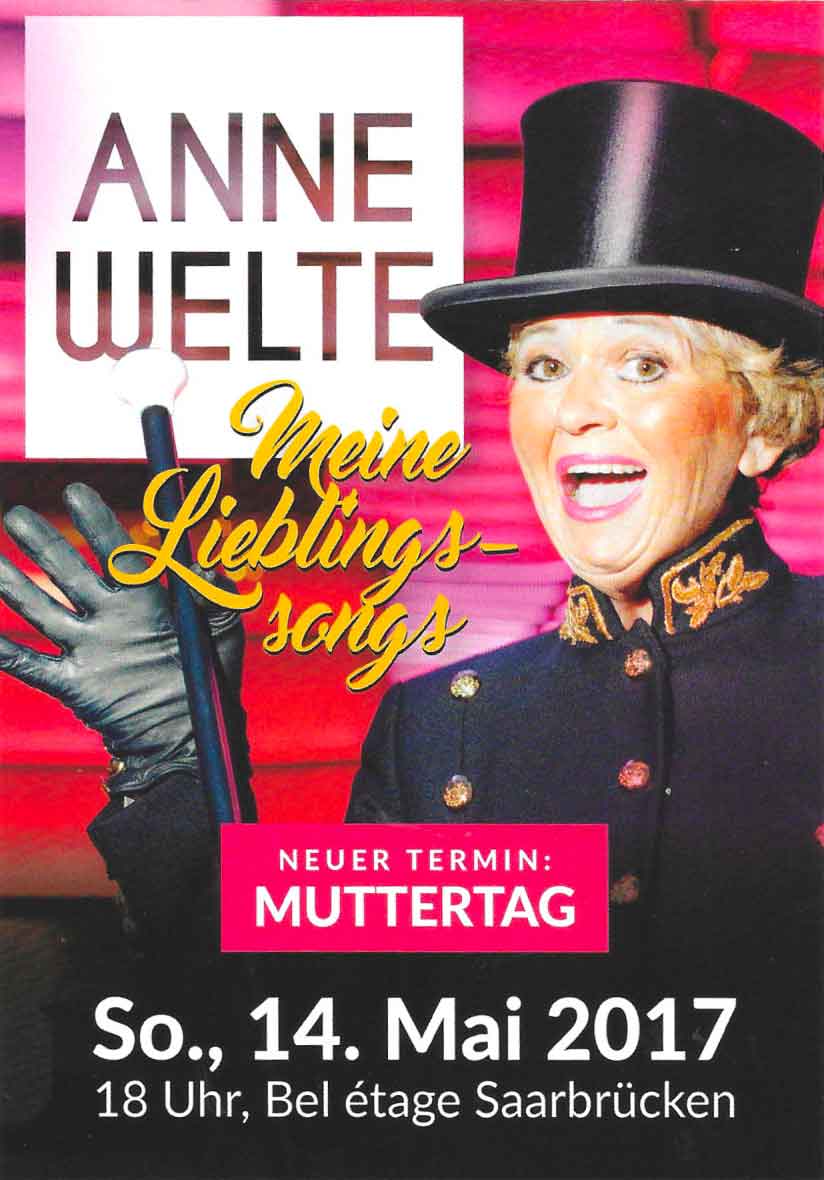 Anne Welte Plakat